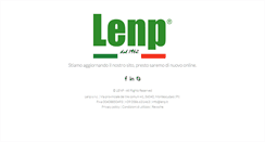 Desktop Screenshot of lenp.it